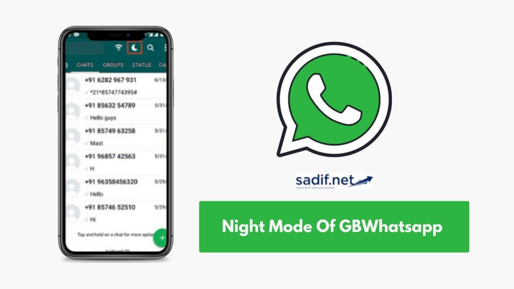 Download GB WhatsApp night mode